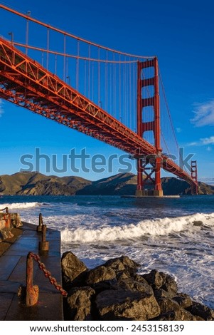 Similar – Image, Stock Photo Pointed gate with view of arcades