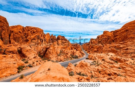 Similar – Image, Stock Photo rainbow Trip Adventure