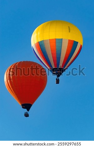 Image, Stock Photo Thermal balloon Evening