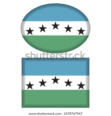 The Flag Of The City Of Firestone In Colorado USA Vector Illustration
