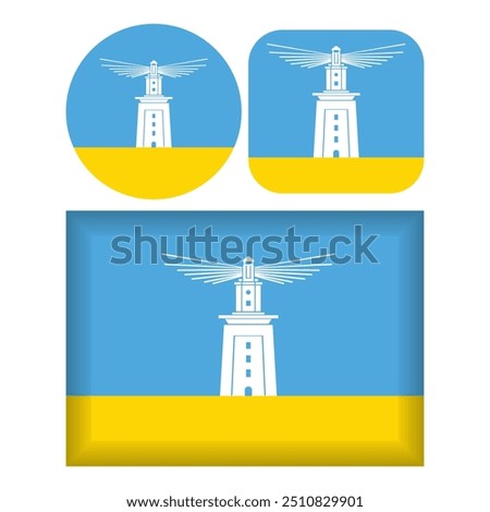 Alexandria Governorate Of Egypt Vector Illustration
