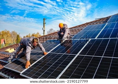 Similar – Image, Stock Photo Photovoltaic Assembly