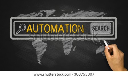 search for automation concept on blackboard
