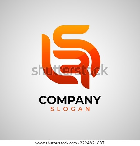 LRS Letter Logo Design For Branding