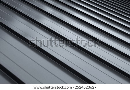 Similar – Image, Stock Photo Metal sheet roof of warehouse