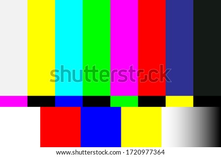 TV Static and Color Bar for your web site,ads,poster,banner,work.