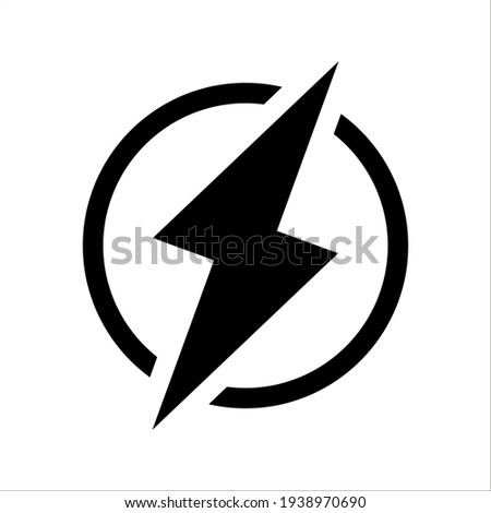 Glyph energy pixel perfect vector icon on white background