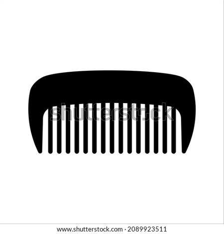 comb icon vector. Comb illustration for web, mobile apps, design on white background.