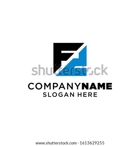 Letter F2 Logo Design Concept