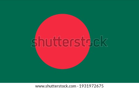 Vector flag of Bangladesh. Accurate dimensions and official colors. Symbol of patriotism and freedom. This file is suitable for digital editing and printing of any size.