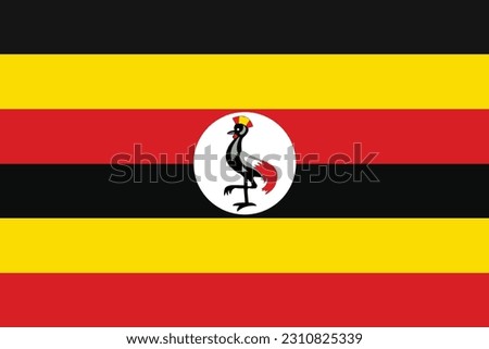 The National Flag of Uganda