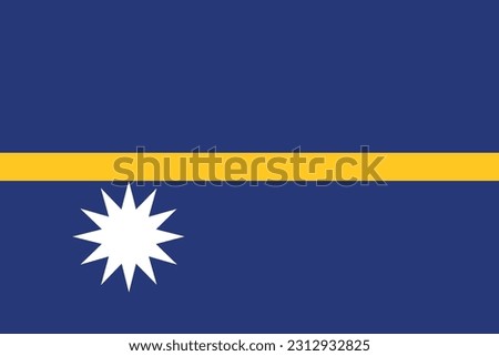 The National Flag of Nauru