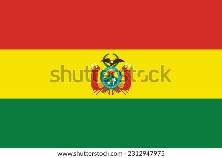 The National Flag of Bolivia
