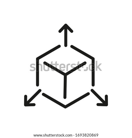 Extend, Widen, Develop, Increase, Scale Outline Icon