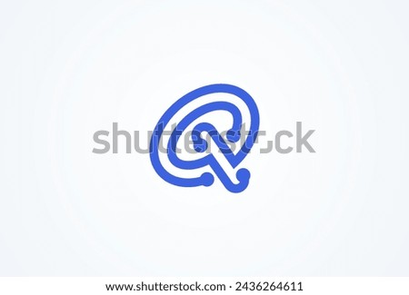 Letter Q Technology Logo, letter Q with tech style logo design inspiration, Flat Vector Logo Design, vector illustration