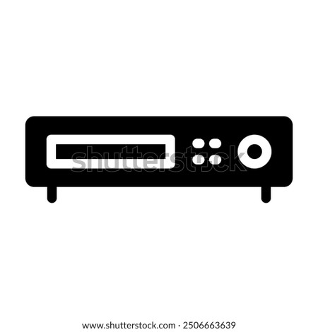 DVR icon in glyph style