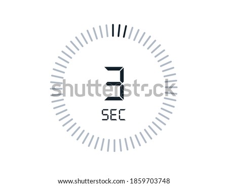 3 second timers Clocks, Timer 3 sec icon