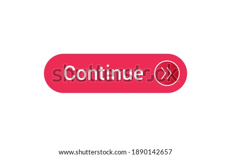 Continue button, Continue icon for web