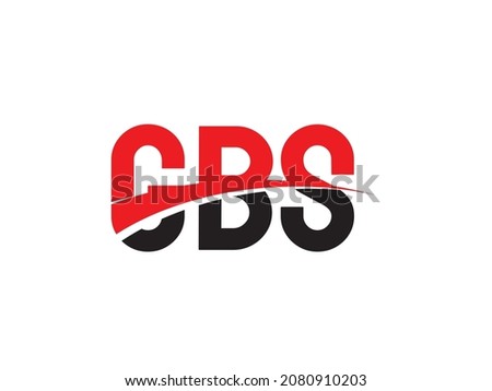 GBS Letter Initial Logo Design Vector Illustration