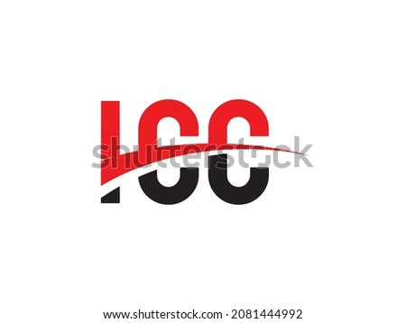 ICC Letter Initial Logo Design Vector Illustration