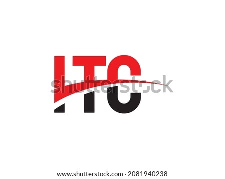 ITC Letter Initial Logo Design Vector Illustration