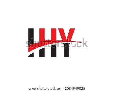 IHY Letter Initial Logo Design Vector Illustration
