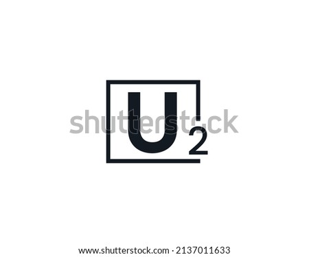 U2, 2U Initial letter logo