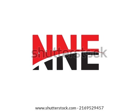 NNE Letter Initial Logo Design Vector Illustration Stock fotó © 