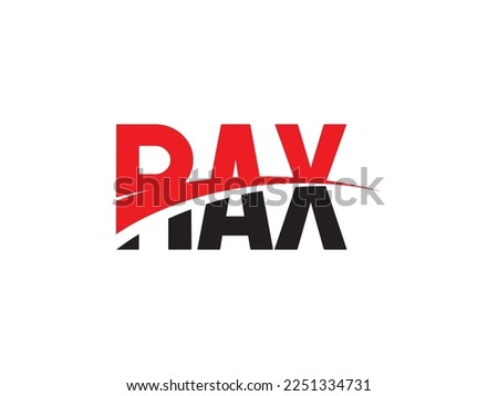 RAX Letter Initial Logo Design Vector Illustration