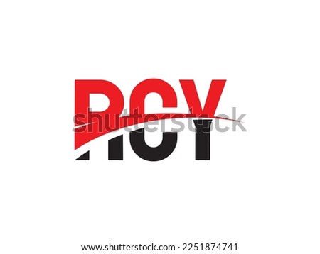 RCY Letter Initial Logo Design Vector Illustration