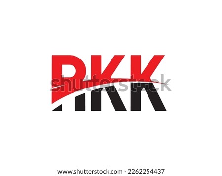 RKK Letter Initial Logo Design Vector Illustration