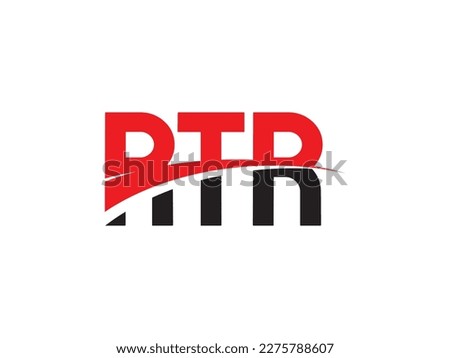 RTR Letter Initial Logo Design Vector Illustration