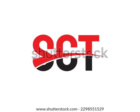 SCT Letter Initial Logo Design Vector Illustration