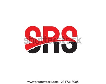 SRS Letter Initial Logo Design Vector Illustration