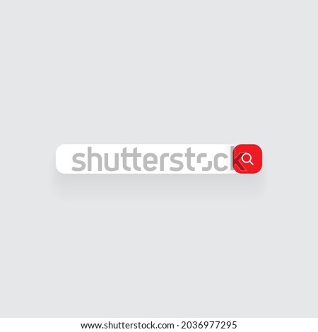 Blank Search Box Icon Vector Illustration