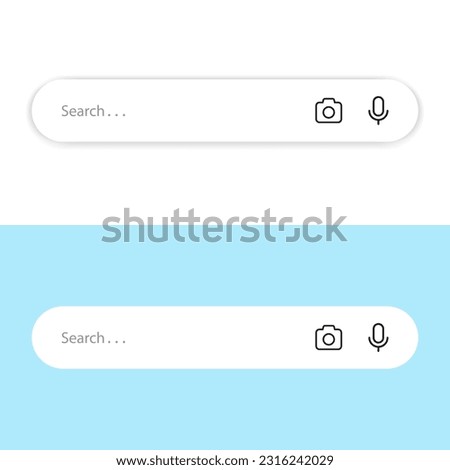 Internet search bar icon vector illustration. Element of Microsoft Edge browser app