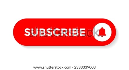 Subscribe button icon vector. Subscription symbol concept