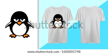 Linux Shirt Design, Tux the Penguin, Linux Mascot, 