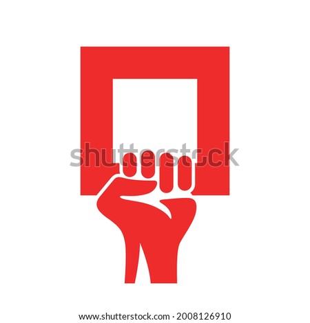 Hand Holding Logo for Business Finance