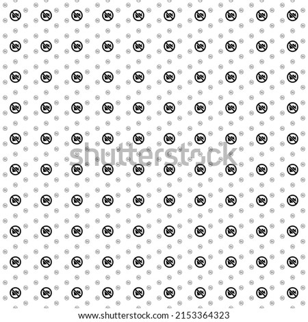 Square seamless background pattern from geometric shapes are different sizes and opacity. The pattern is evenly filled with black no video symbols. Vector illustration on white background