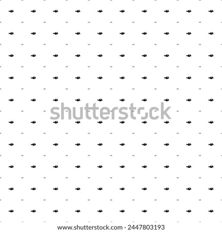 Square seamless background pattern from geometric shapes are different sizes and opacity. The pattern is evenly filled with small black vise symbols. Vector illustration on white background
