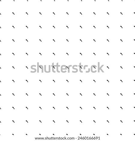 Square seamless background pattern from black down arrows. The pattern is evenly filled. Vector illustration on white background