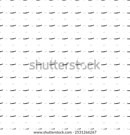 Square seamless background pattern from geometric shapes are different sizes and opacity. The pattern is evenly filled with big black two-handed saws. Vector illustration on white background