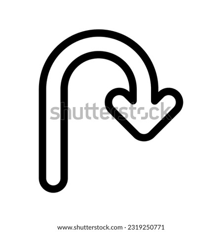 Playback icon in trendy line style design. Vector graphic illustration. Rewind symbol for website, logo, app and interface design. Black icon vector design