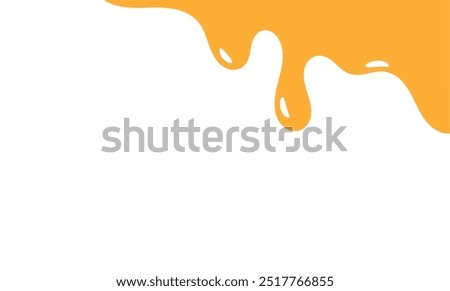 yellow colored abstract dripping pattern for packaging design.