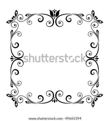 Decorative Border Stock Vector Illustration 49665394 : Shutterstock