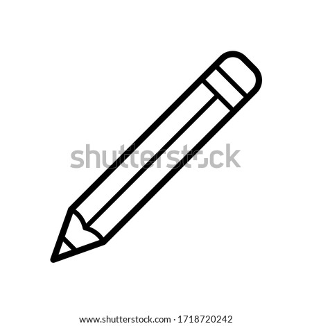 pencil - stationery icon vector 