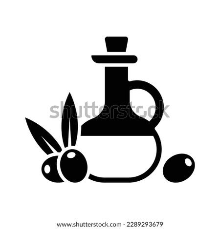 olive oil icon vector design template in white background