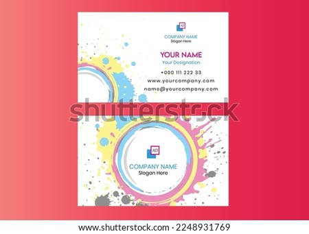 Elegant And Modern Business Card Teampalte Design