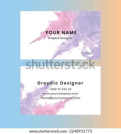 Elegant And Modern Business Card Teampalte Design